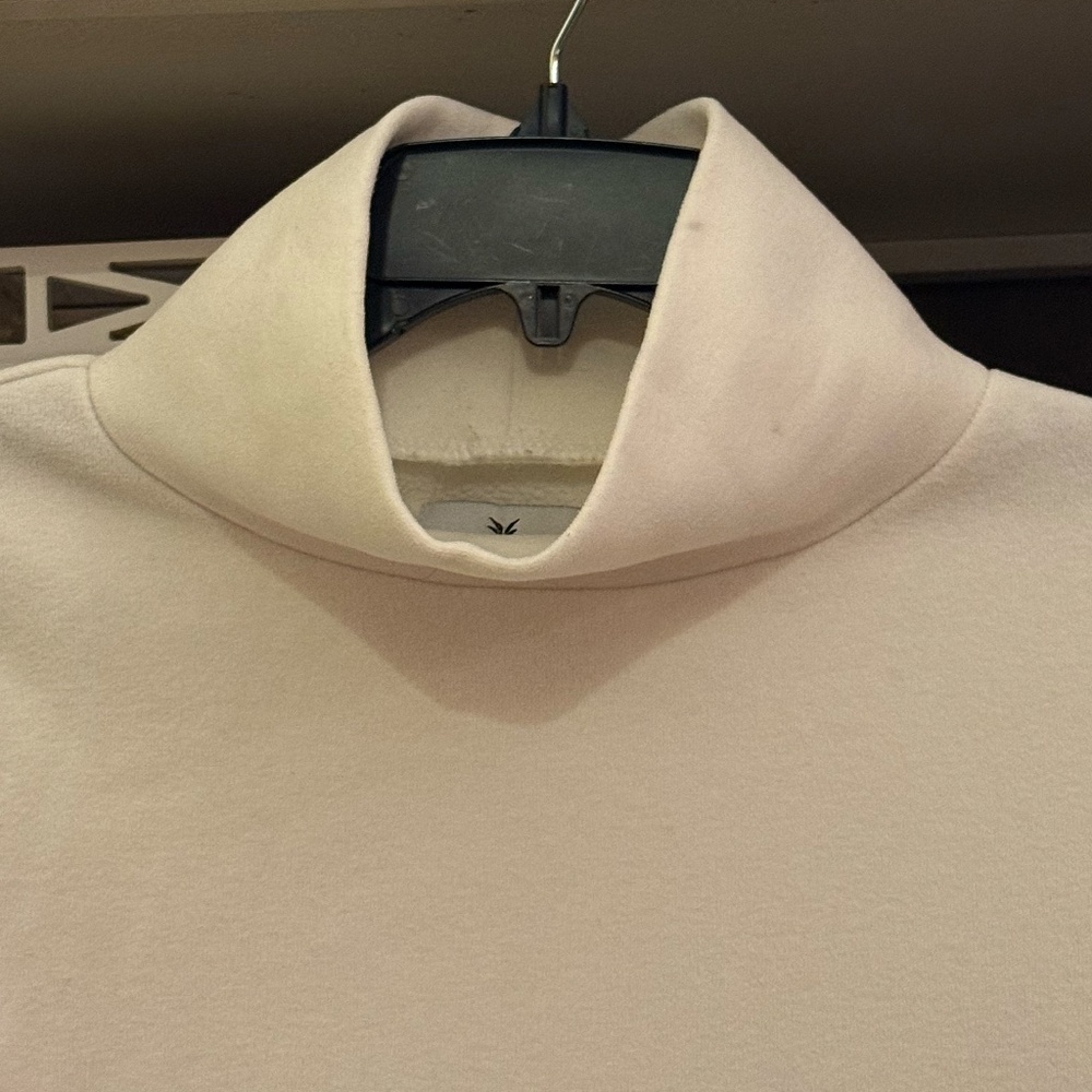 Dudley Stephens Xs Cobble Hill ?  turtleneck Cream vello fleece - Picture 4 of 5